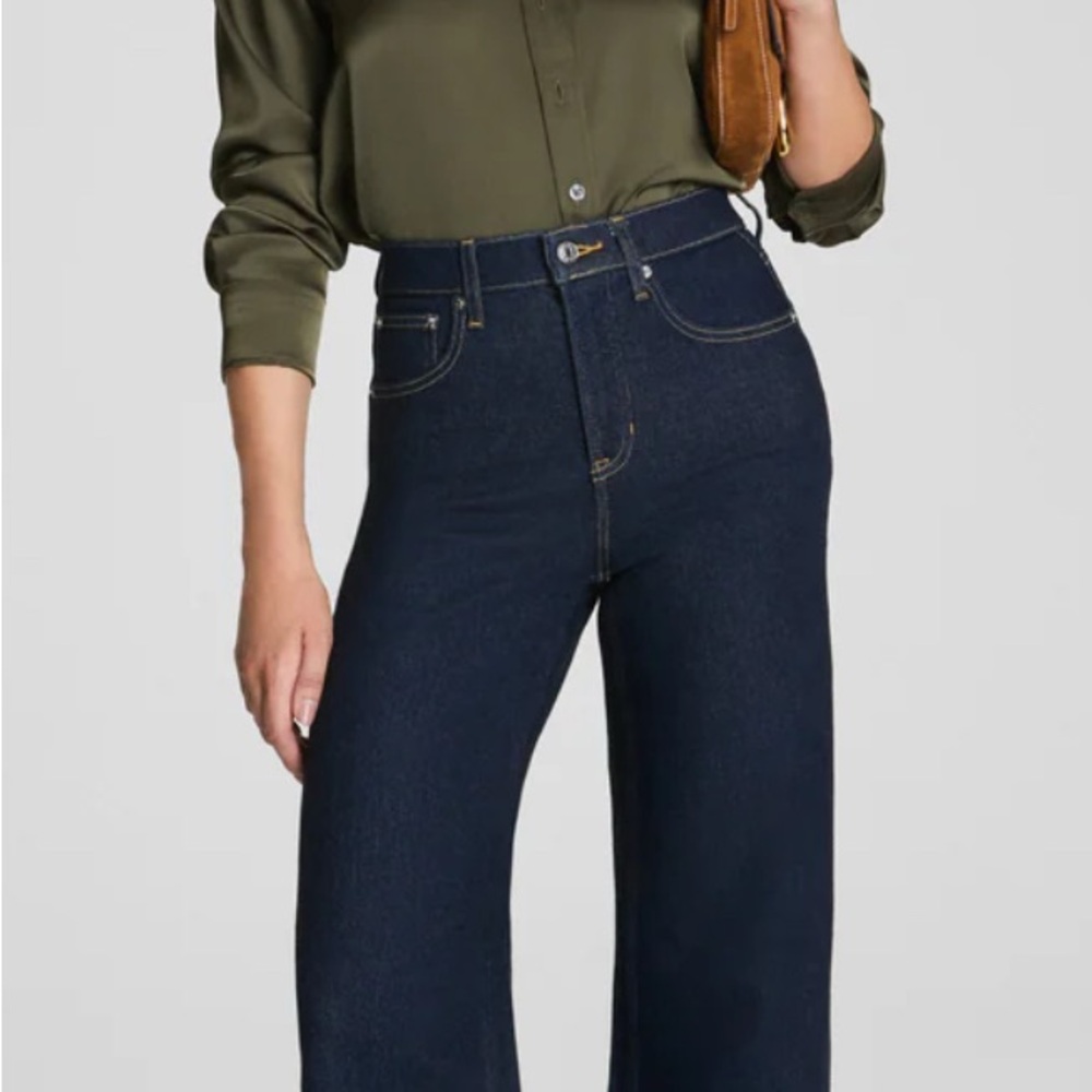 SPANX Dark Blue Flare Women's Jeans